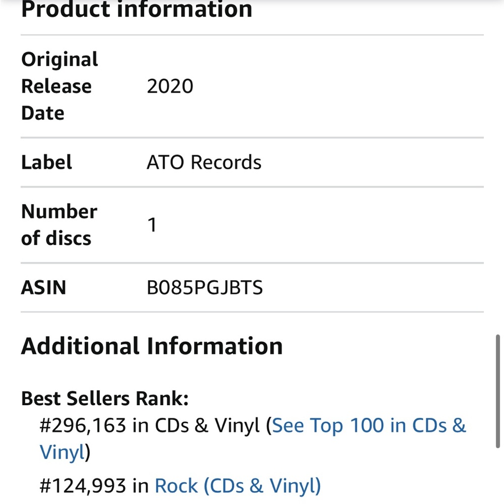 Limited color vinyl SEALED Brittany Howard - Picture 4 of 7